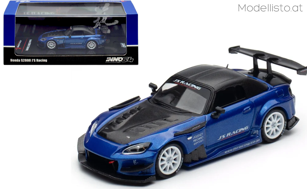 IN64-S2000JS-BLUE INNO64 Honda S2000 J's racing, blue